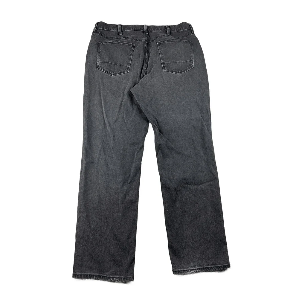 Banana Republic Jeans Men 38x32 Black‎ Travel Jean Athletic Fit Normcore Utility